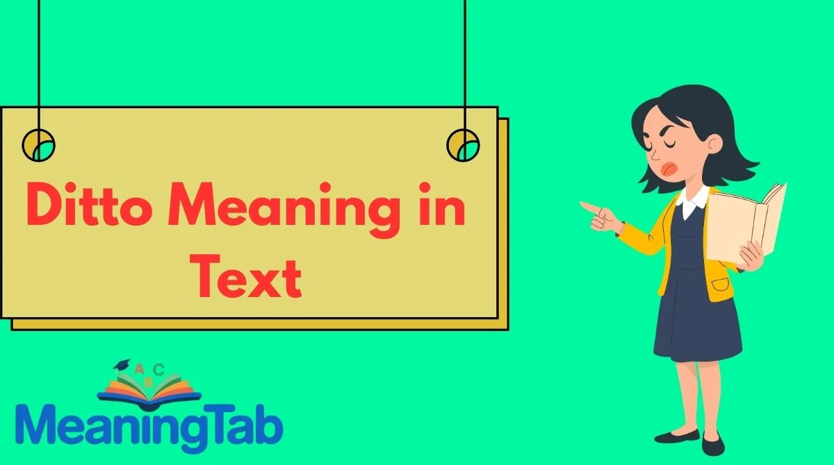 Ditto In Writing Example Ditto Meaning in Text: Definition, Context, Examples, and Modern Usage ...