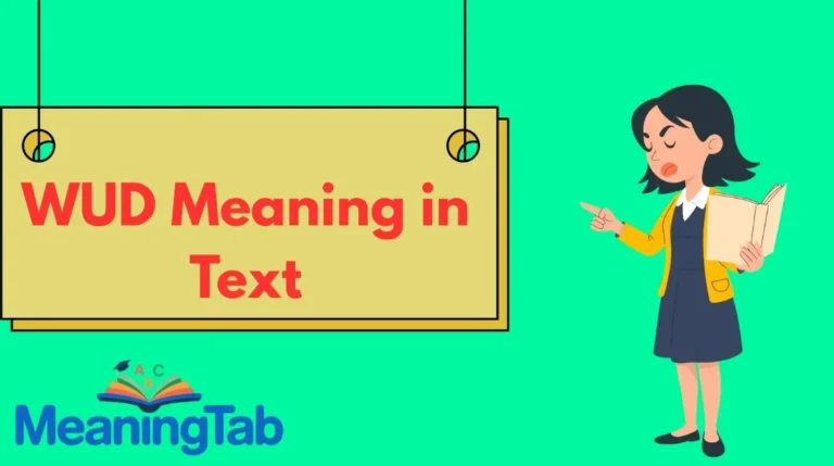 WUD Meaning in Text