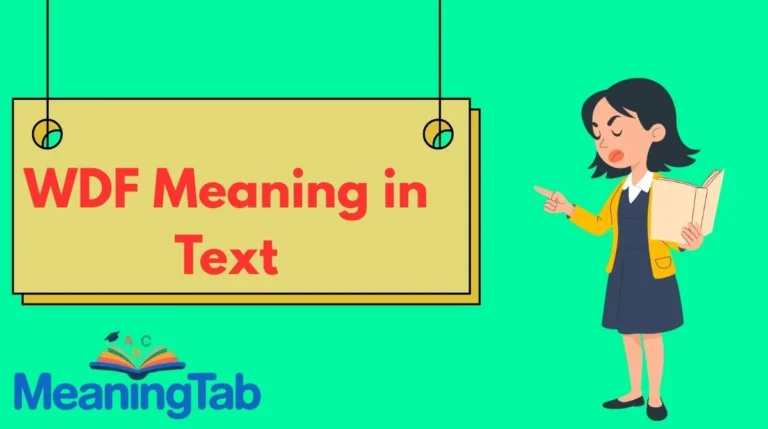 WDF Meaning in Text