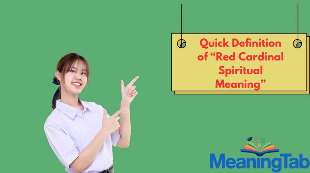 Quick Definition of “Red Cardinal Spiritual Meaning”